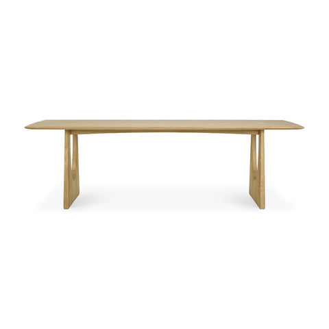 Geometric Dining Table, Oak - Sage InteriorsEthnicraftDining Table