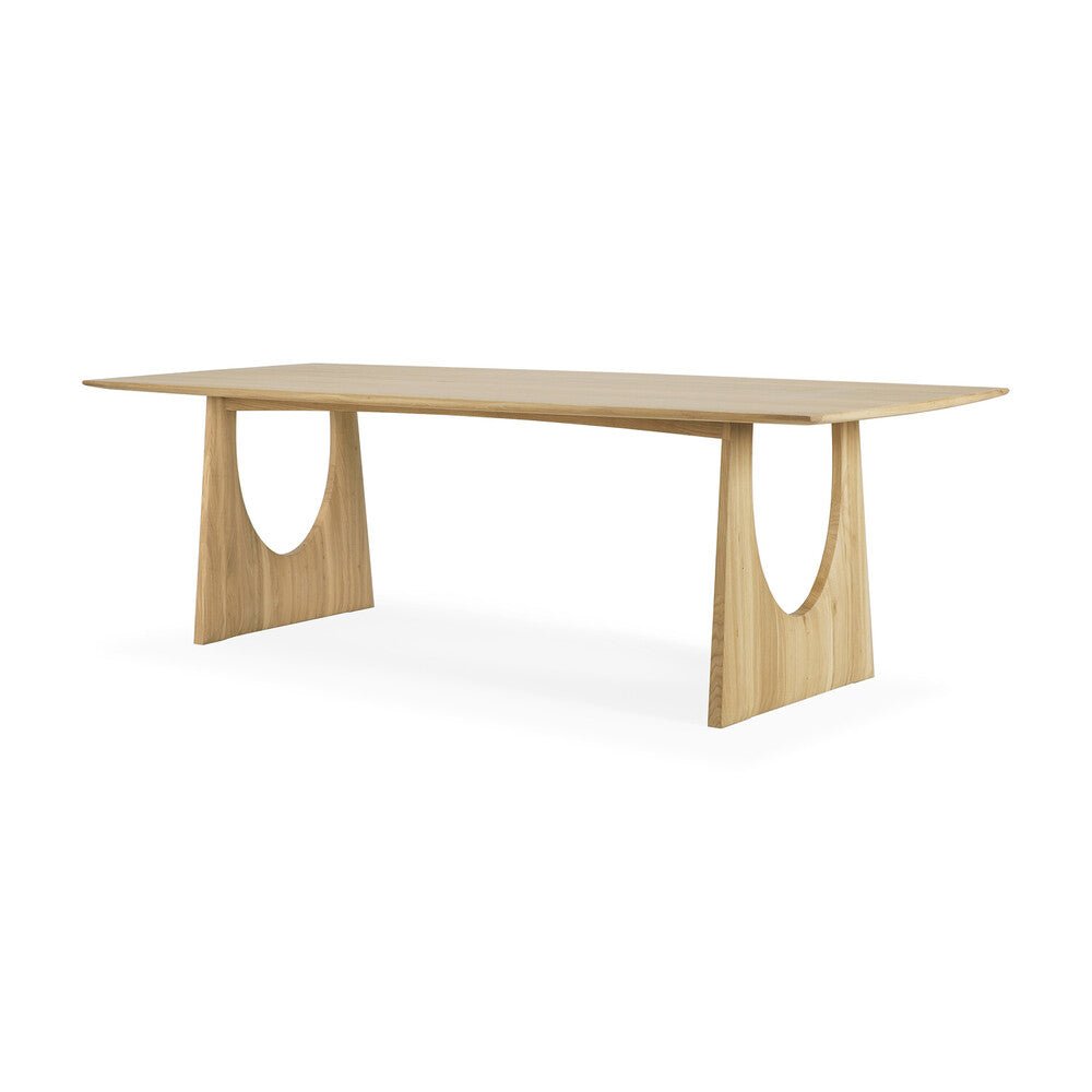 Geometric Dining Table, Oak - Sage InteriorsEthnicraftDining Table