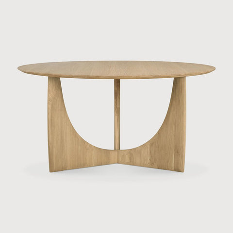 Geometric Dining Table, Round, Oak - Sage InteriorsETHNICRAFTDining Table