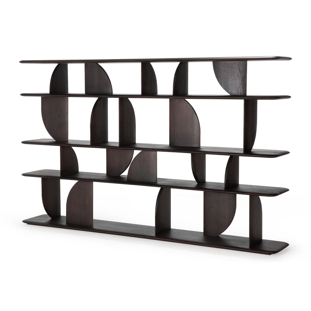 Geometric Rack, Teak Dark - Sage InteriorsETHNICRAFT