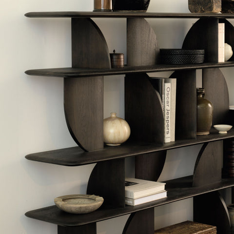 Geometric Rack, Teak Dark - Sage InteriorsETHNICRAFT