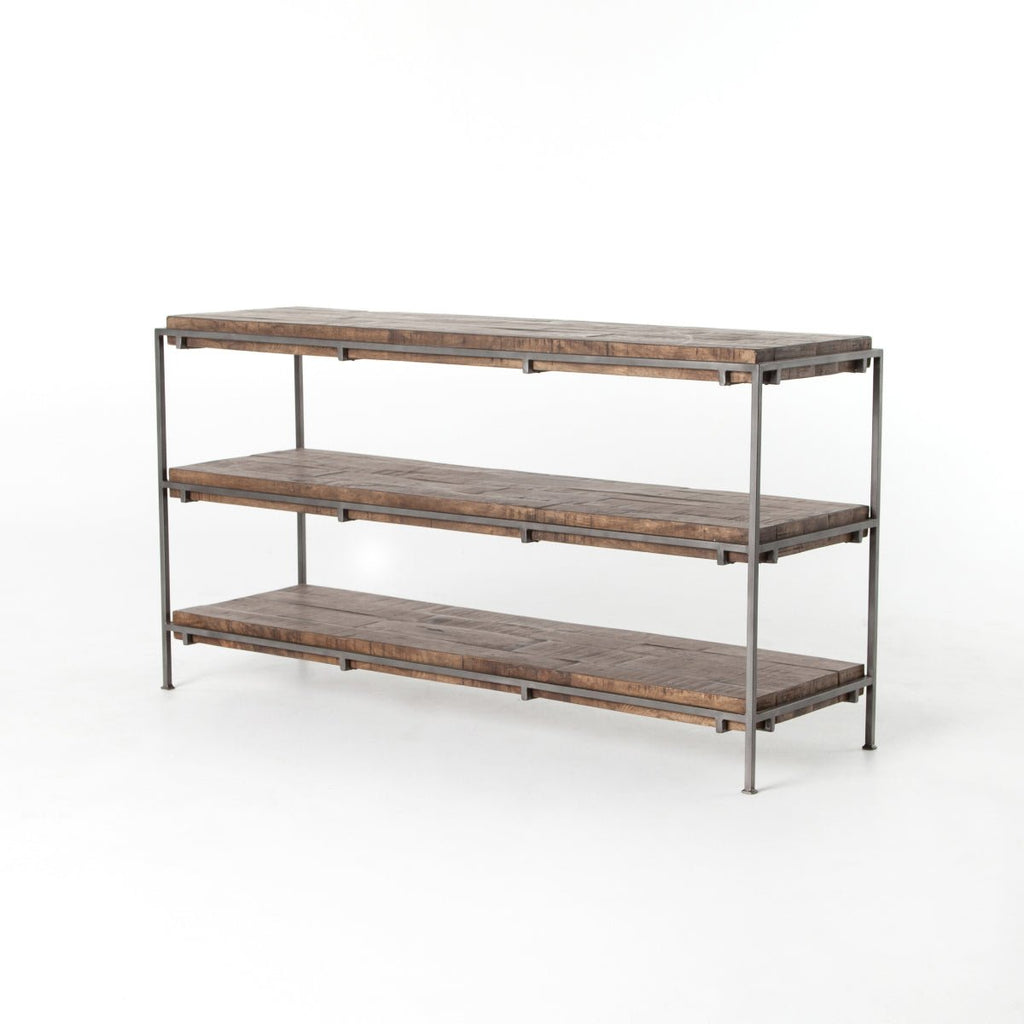 Gunmetal Meets Mango Media Console - Sage InteriorsFH