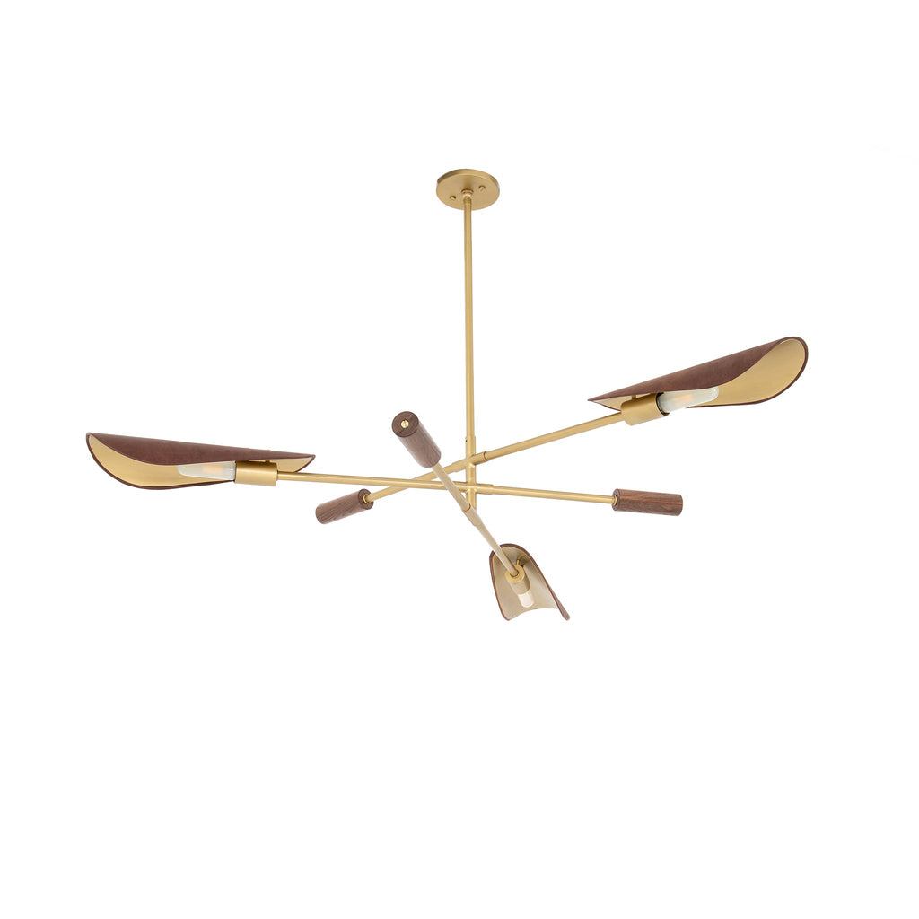 Hallie Chandelier - Dark Brown - Sage InteriorsFHChandelier