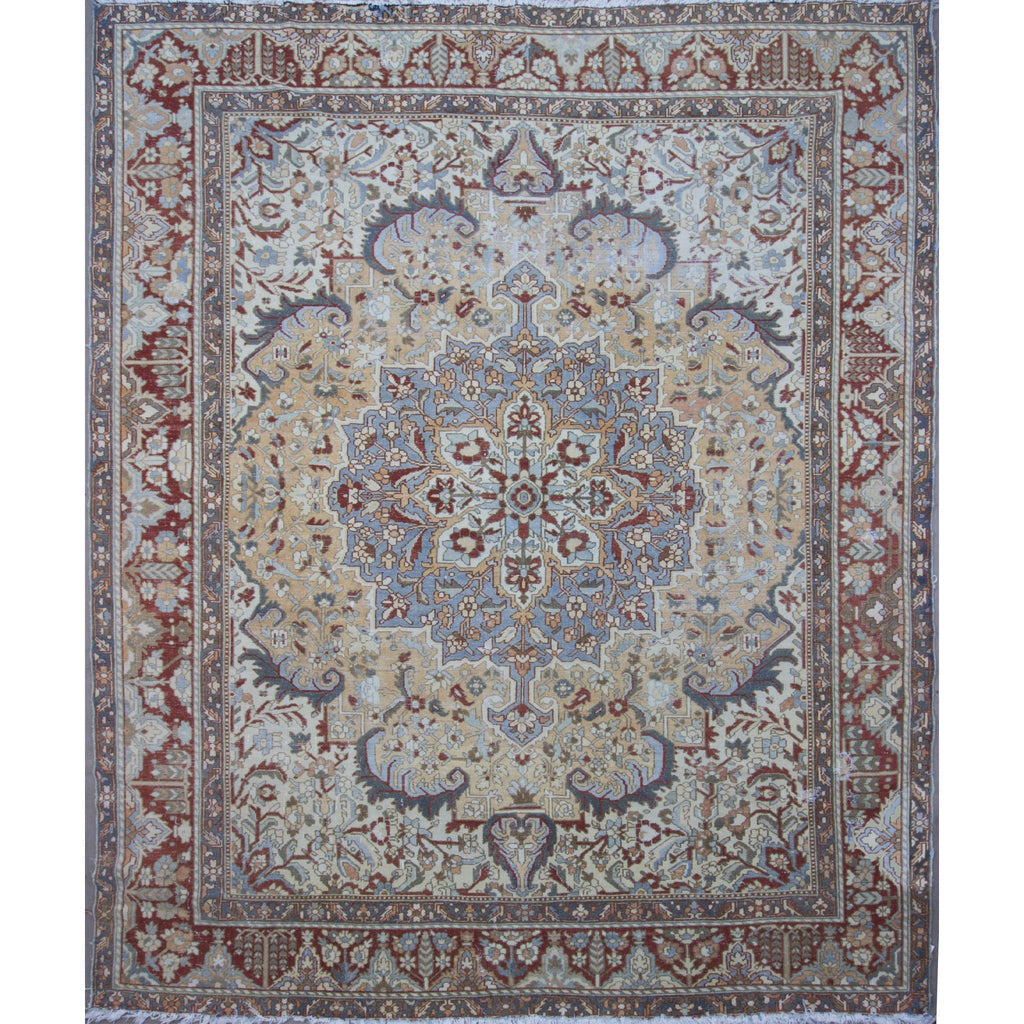 Handmade Vintage Rug 10'8 x 12'8 - Sage InteriorsSubasihaliRugs