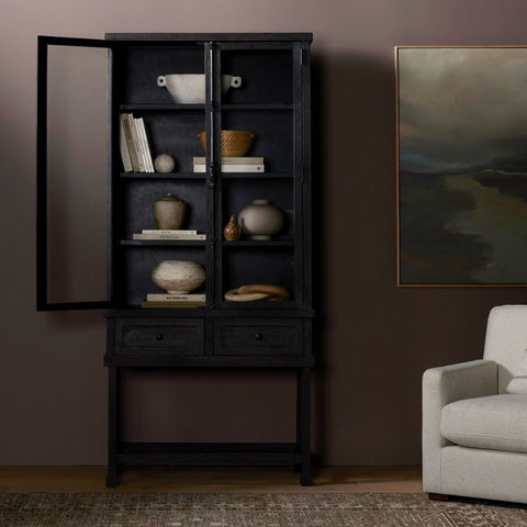 Harmon Cabinet, Dark Anthracite - Sage InteriorsFHCabinet