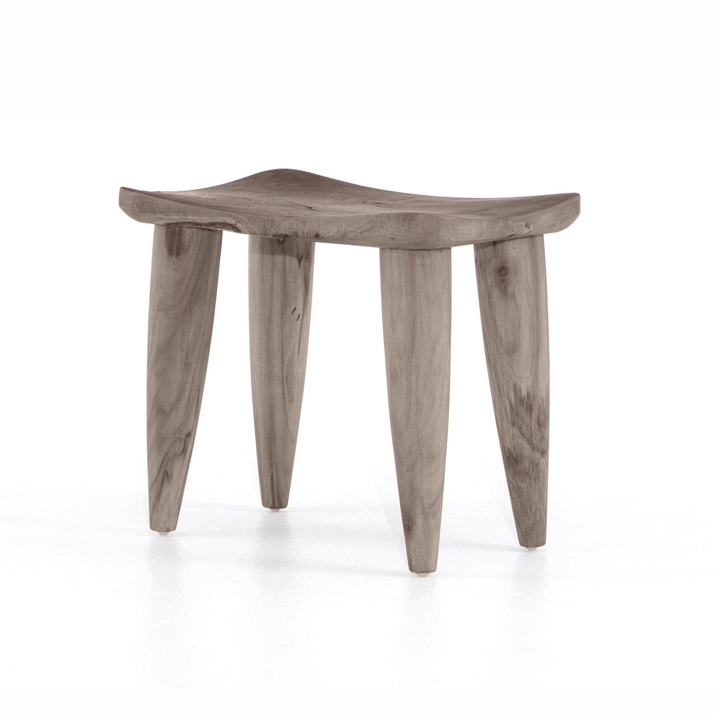 Honed Wood Stool - Sage InteriorsFHStool