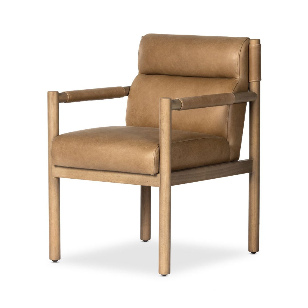 Hutton Dining Armchair, Palermo Drift Leather - Sage InteriorsFHDining Chair