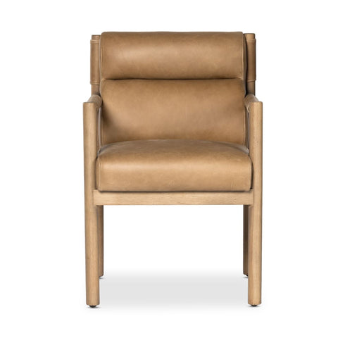 Hutton Dining Armchair, Palermo Drift Leather - Sage InteriorsFHDining Chair