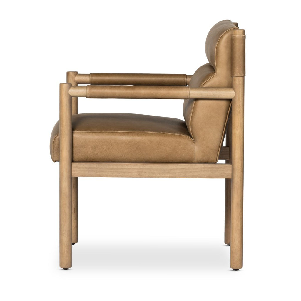 Hutton Dining Armchair, Palermo Drift Leather - Sage InteriorsFHDining Chair