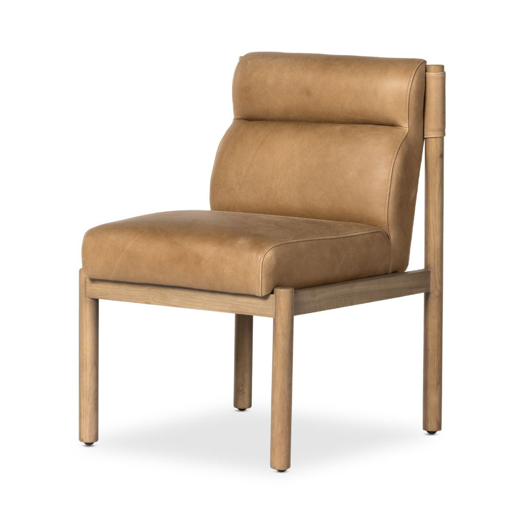 Hutton Dining Chair, Palermo Drift Leather - Sage InteriorsFHDining Chair