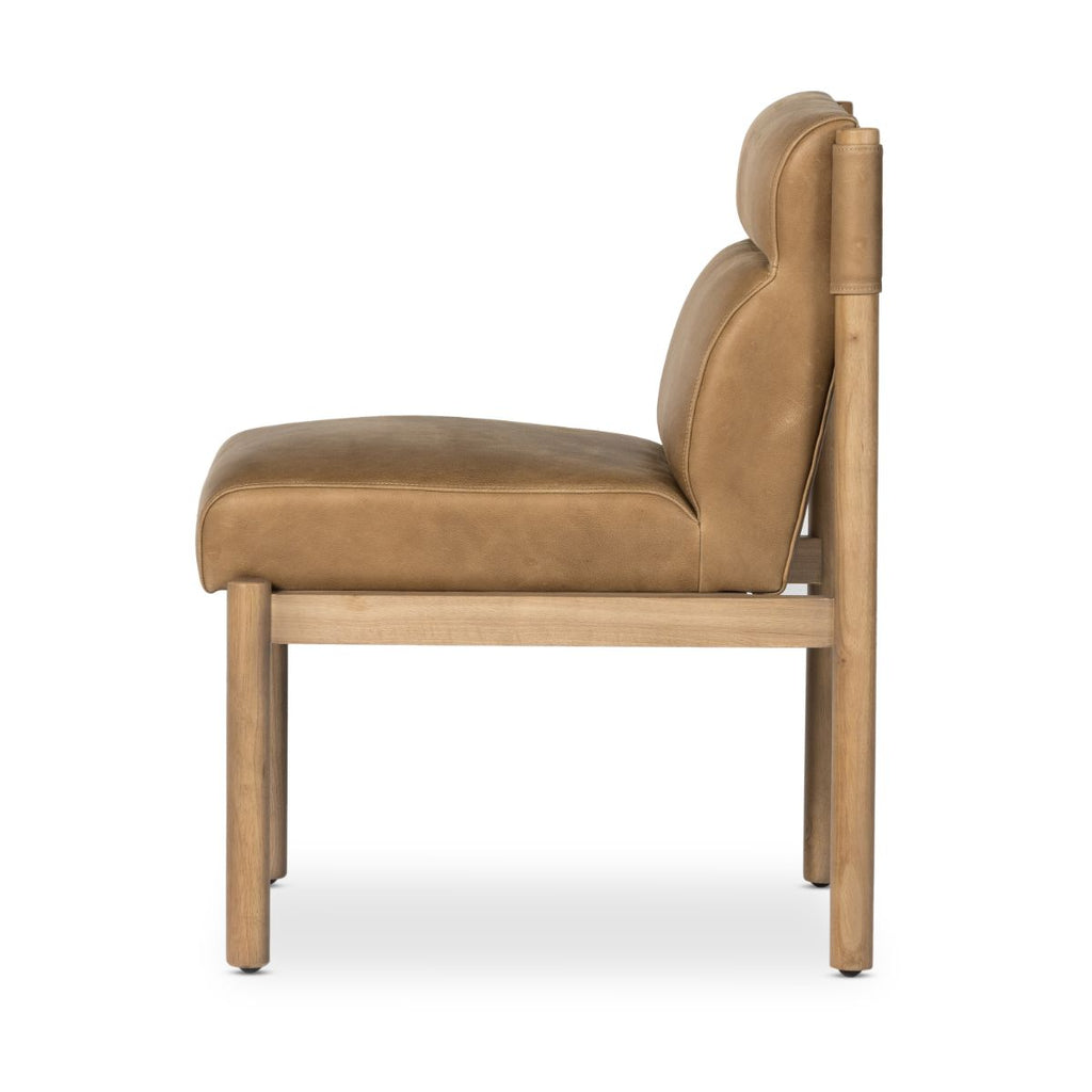 Hutton Dining Chair, Palermo Drift Leather - Sage InteriorsFHDining Chair