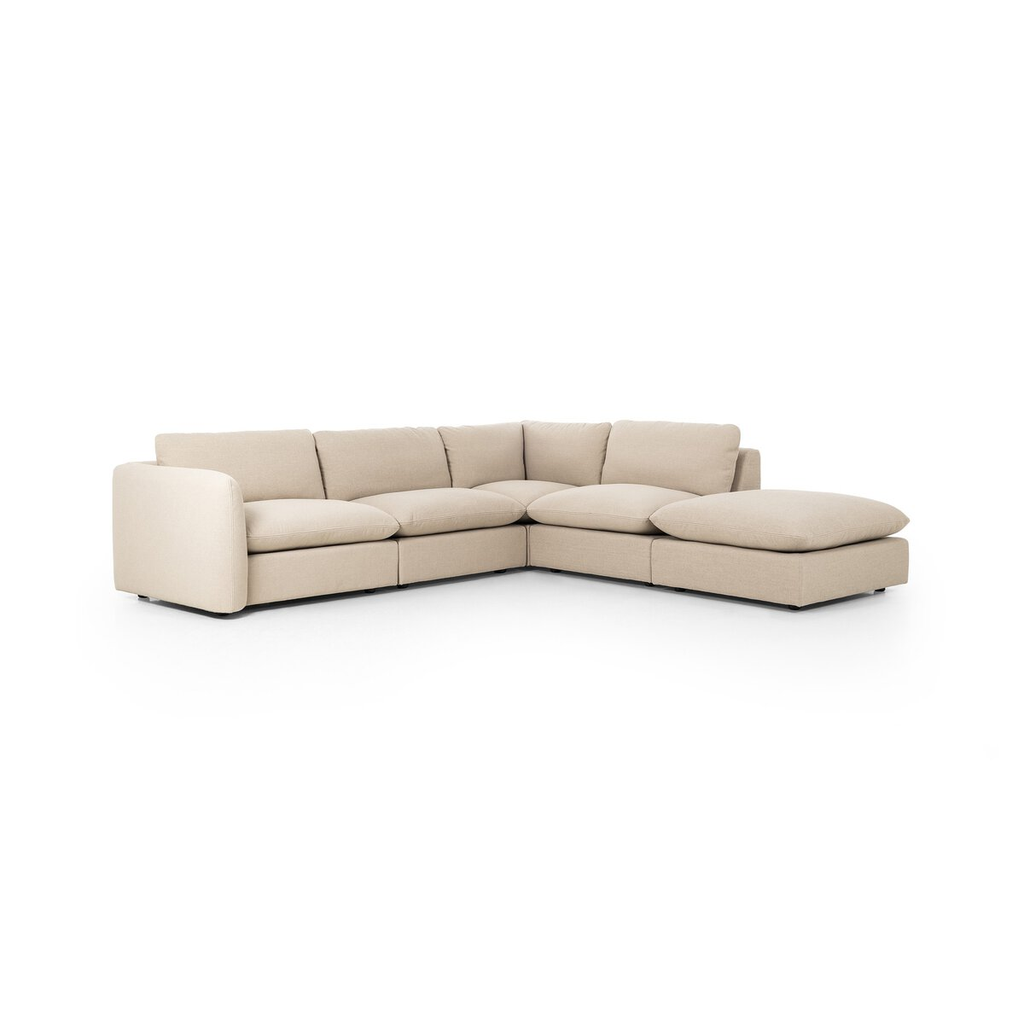 Ingel 4-Piece Sectional W/ Ottoman Left Arm Facing