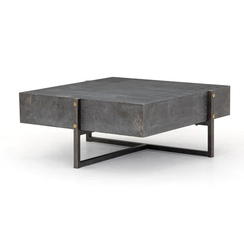 Industrial Bluestone Coffee Table - Sage InteriorsFH