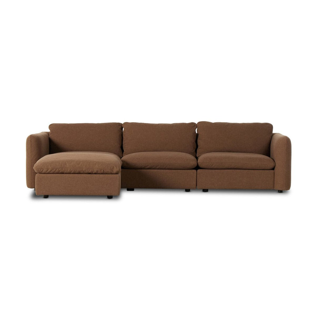 Ingel 3 - Piece Sectional With Ottoman - 129.5" - Sage InteriorsFour HandsSofa