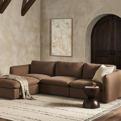 Ingel 3 - Piece Sectional With Ottoman - 129.5" - Sage InteriorsFour HandsSofa