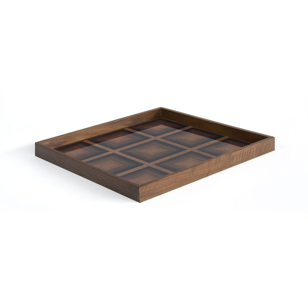 Ink Square Glass Tray - large - Sage InteriorsNotre Mondetray