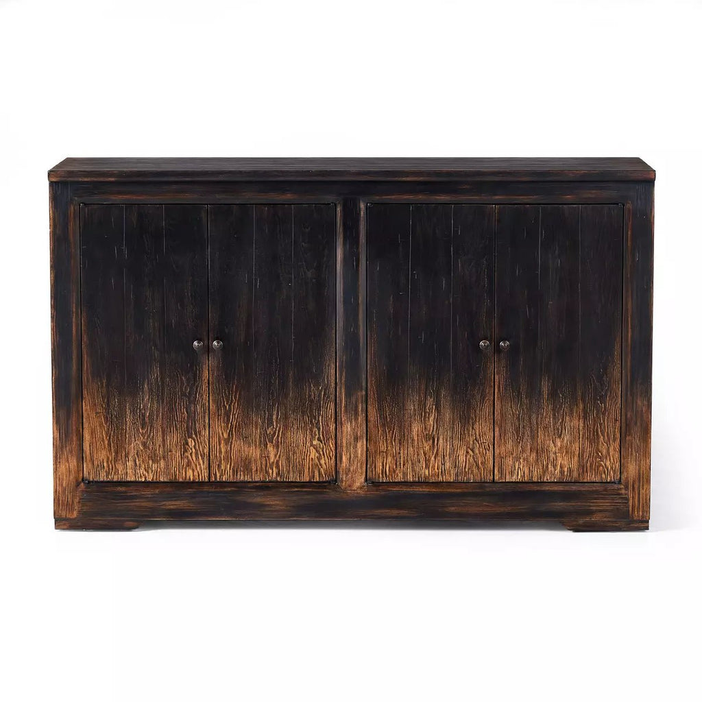 It Takes An Hour Sideboard, Distressed Black - Sage InteriorsFour Handssideboard