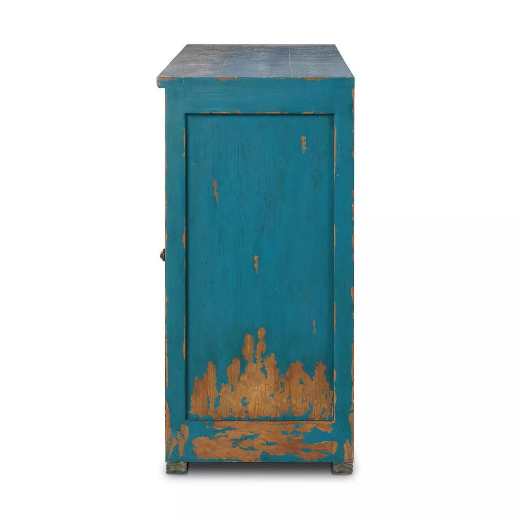 It Takes An Hour Sideboard, Distressed Blue - Sage InteriorsFour Handssideboard