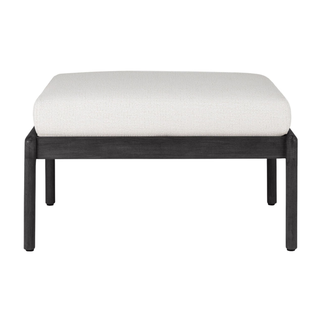 Jack Outdoor Footstool, Teak Black - Sage InteriorsethnicraftOttoman