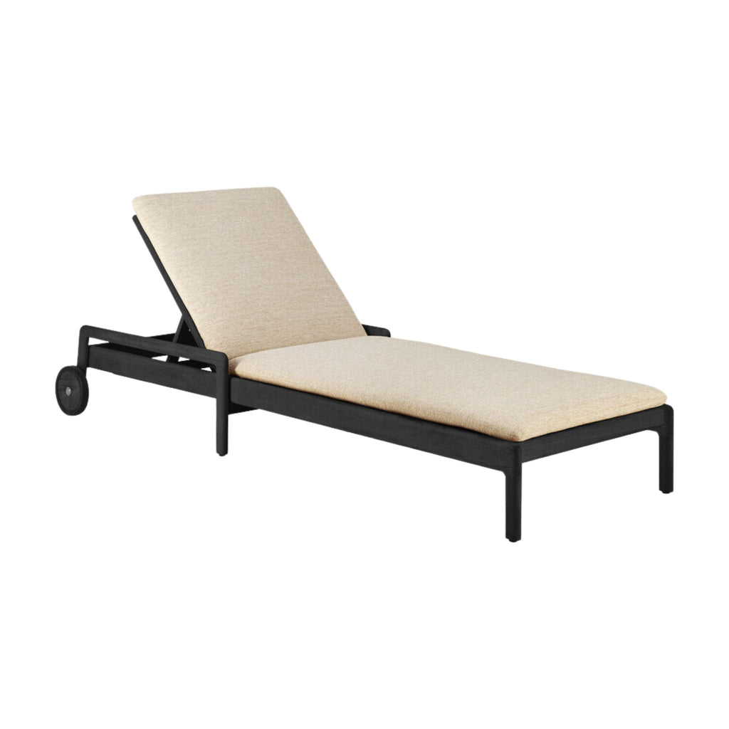 Jack Outdoor Lounger, Black Teak - Sage Interiorsethnicraftlounge chair