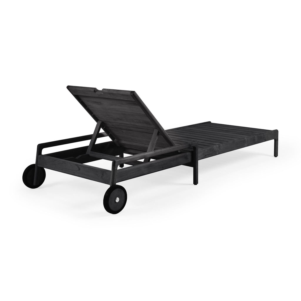 Jack Outdoor Lounger, Black Teak - Sage Interiorsethnicraftlounge chair