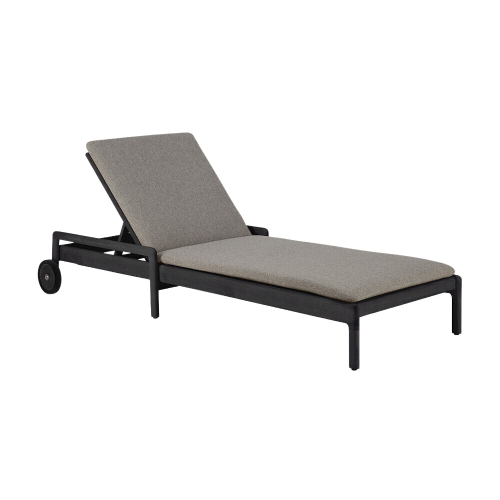 Jack Outdoor Lounger, Black Teak - Sage Interiorsethnicraftlounge chair