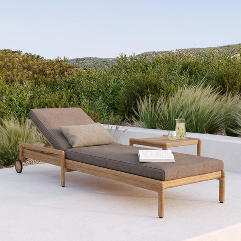 Jack Outdoor Lounger, Teak - Sage Interiorsethnicraftlounge chair