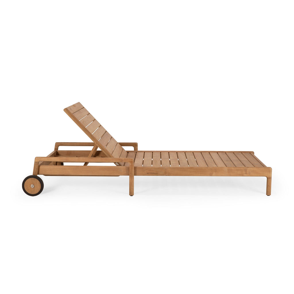 Jack Outdoor Lounger, Teak - Sage Interiorsethnicraftlounge chair