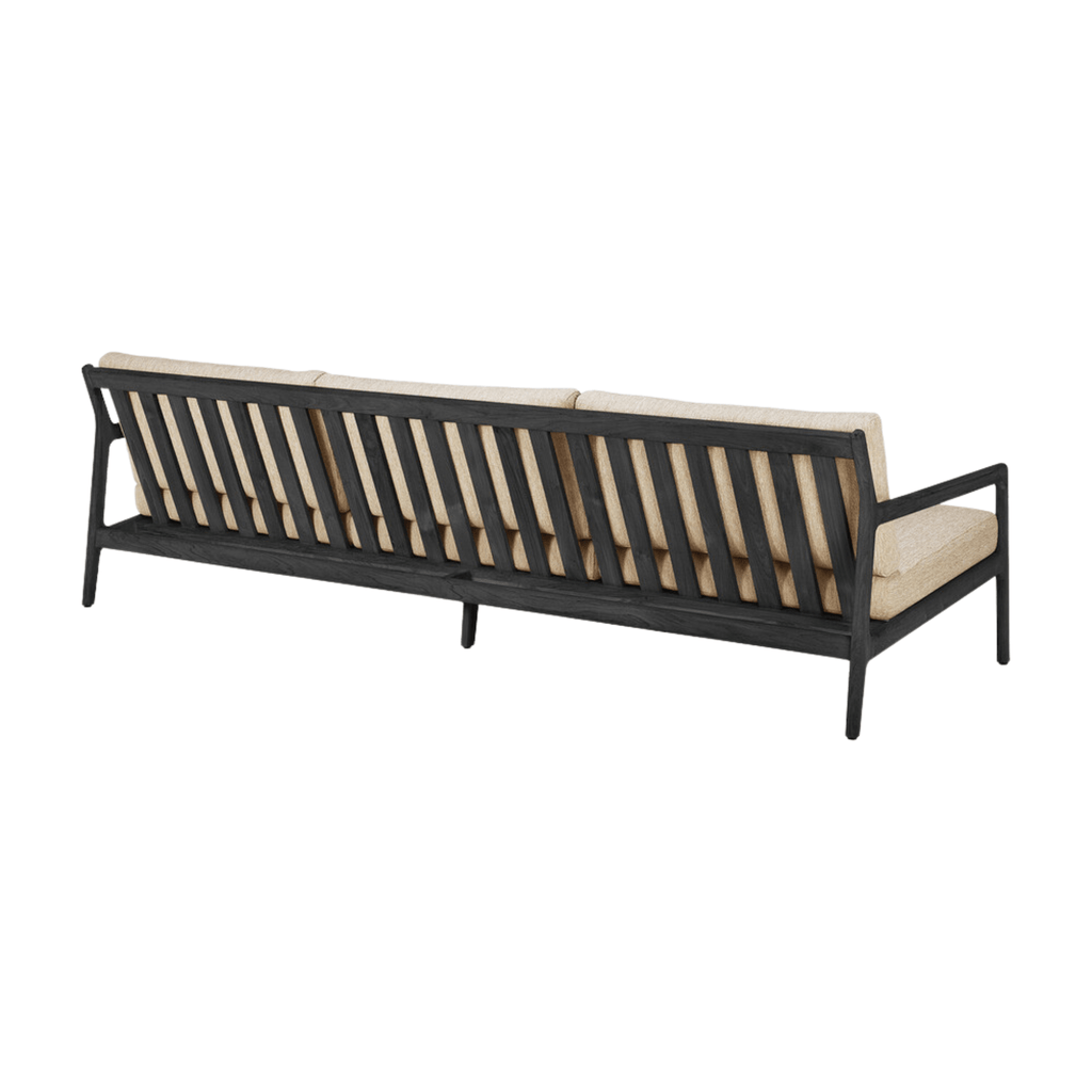 Jack Outdoor Sofa 3 Seat, Teak Black - Sage InteriorsethnicraftOutdoor Sofa