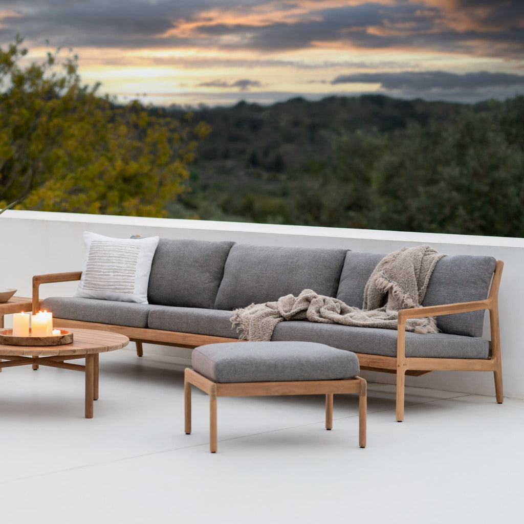 Jack Outdoor Sofa 3 - Seat, Teak - Sage InteriorsethnicraftOutdoor Sofa