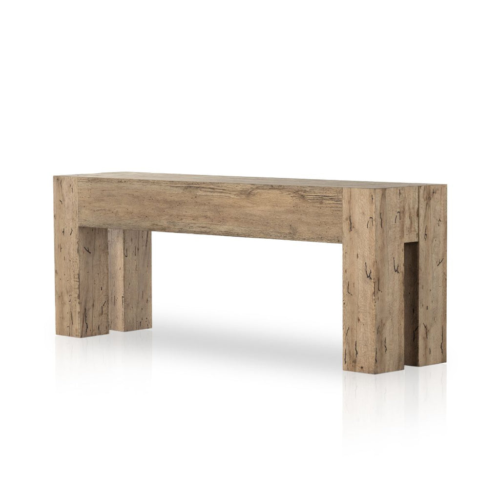 Joinery Console Table, Rustic Wormwood Oak - Sage InteriorsFHConsole Table