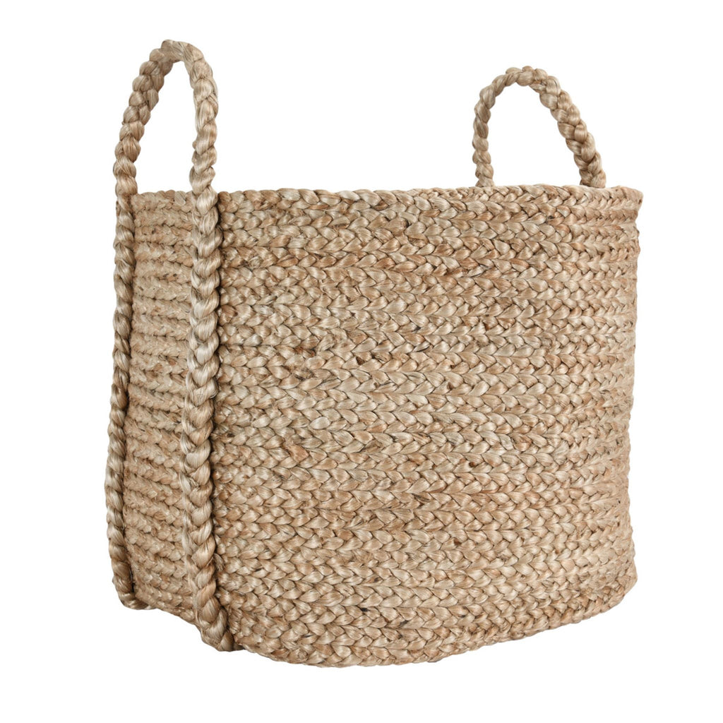 Jute Basket, Natural - Sage InteriorsClassic Homebasket