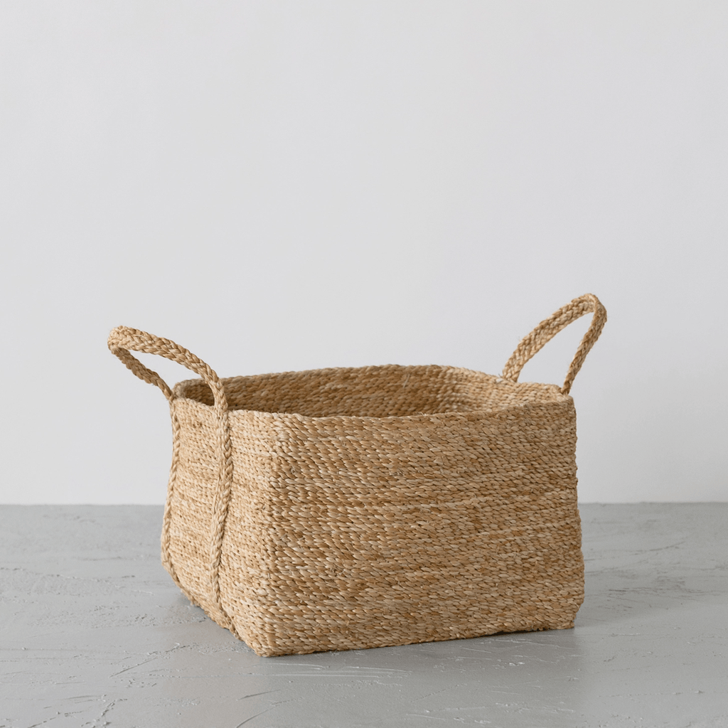 Jute Basket, Square Natural - Sage InteriorsWill & Atlasbasket