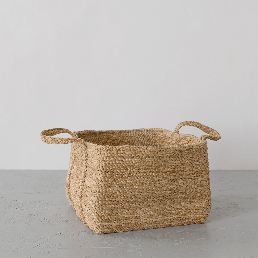 Jute Basket, Square Natural - Sage InteriorsWill & Atlasbasket