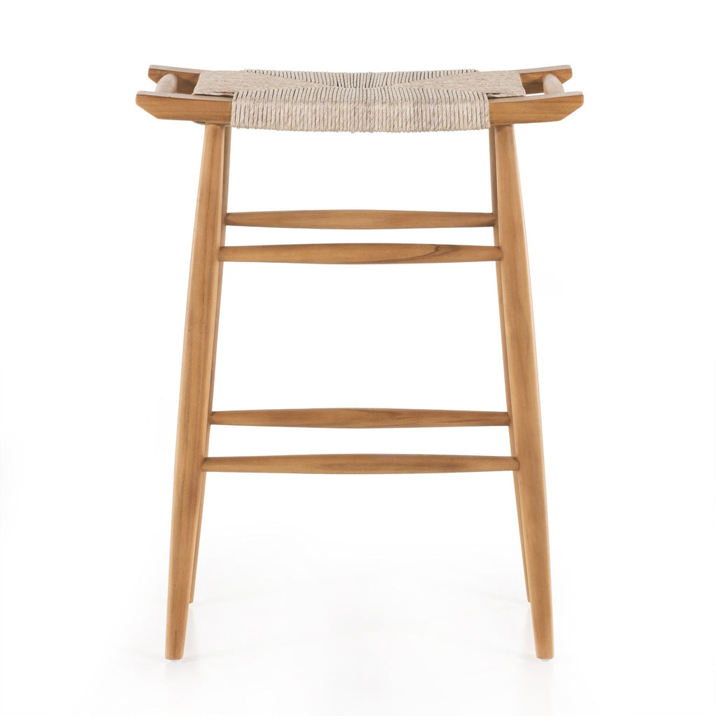 Kai Natural Teak Stool - Sage InteriorsFHDining Stool