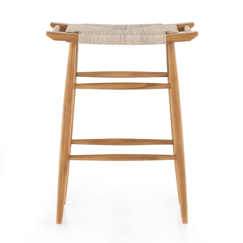 Kai Natural Teak Stool - Sage InteriorsFHDining Stool