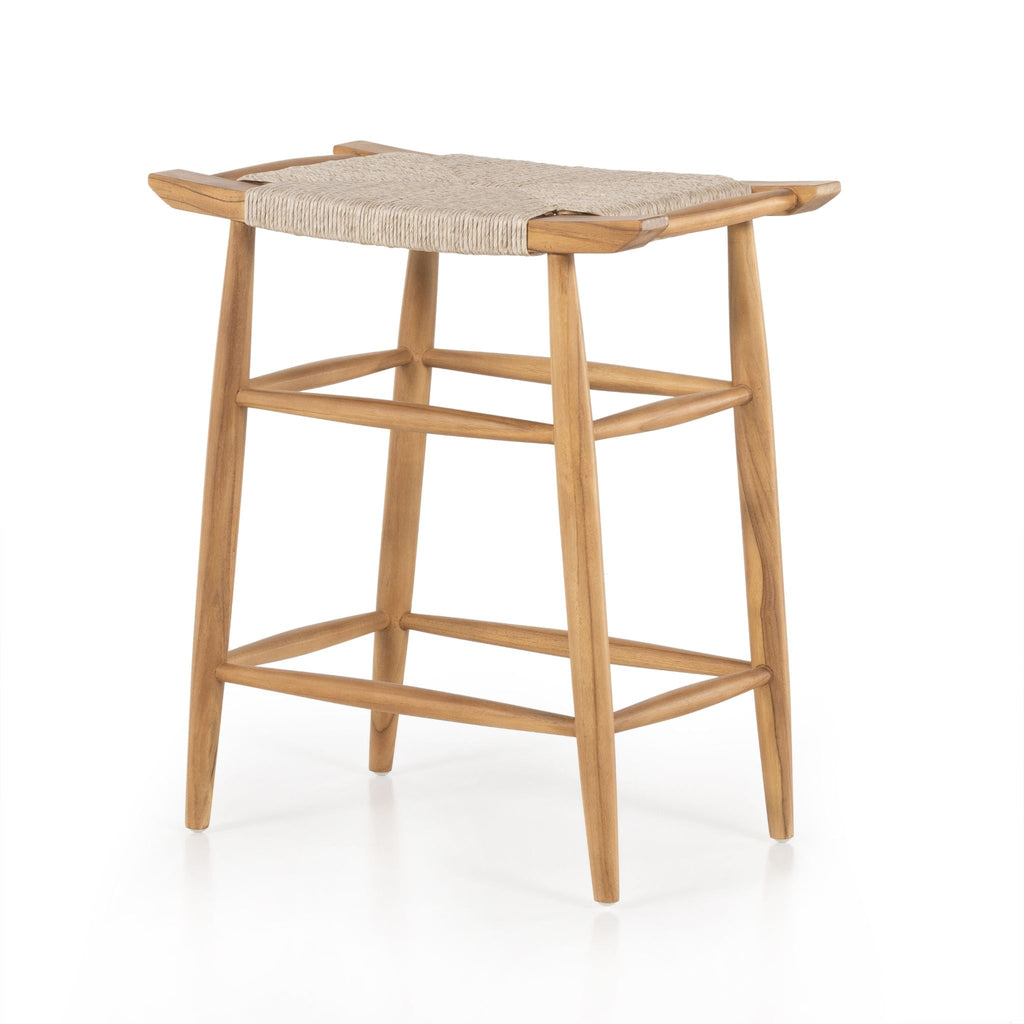 Kai Natural Teak Stool - Sage InteriorsFHDining Stool