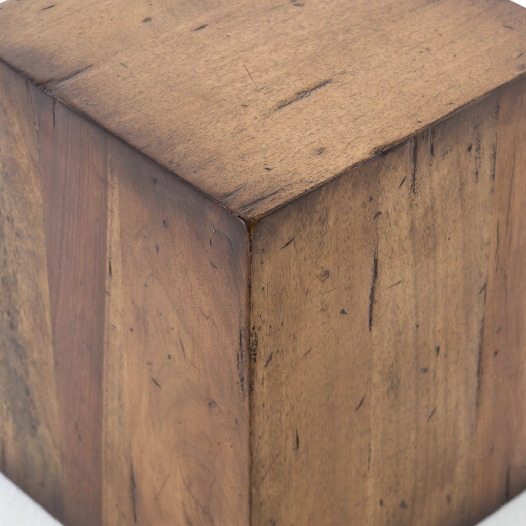 Knotted Fruitwood End Table - Sage InteriorsFH