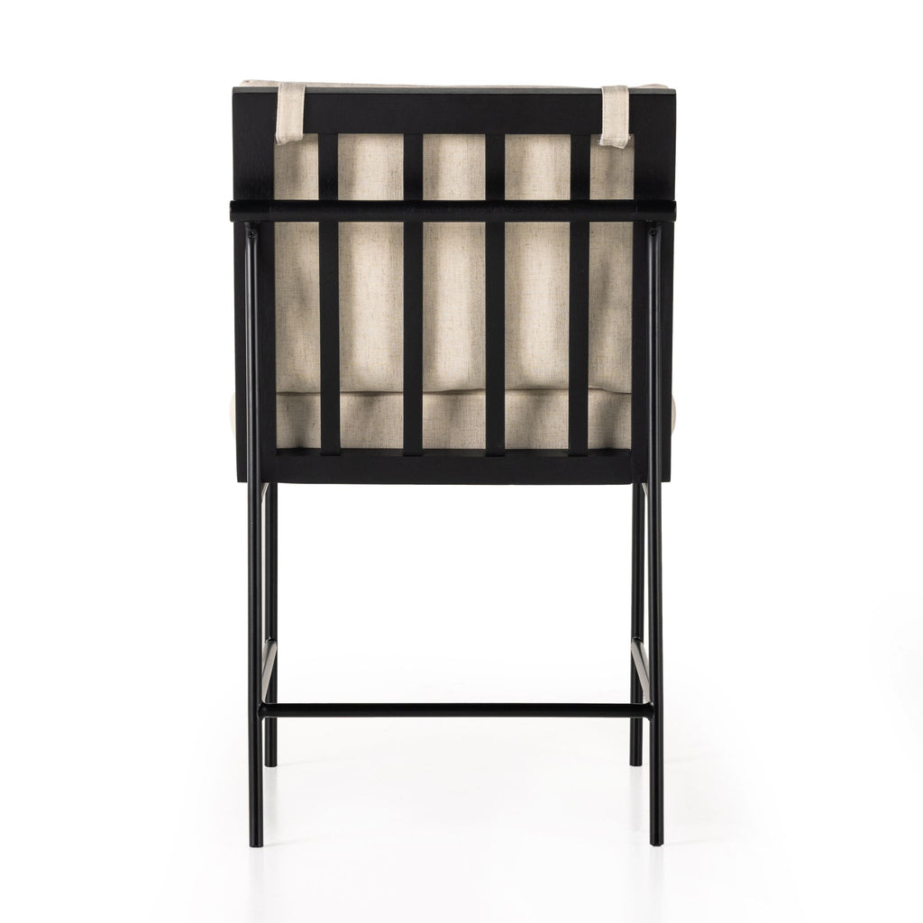 Ladderback Dining Chair, Black Frame - Sage InteriorsFHDining Chair