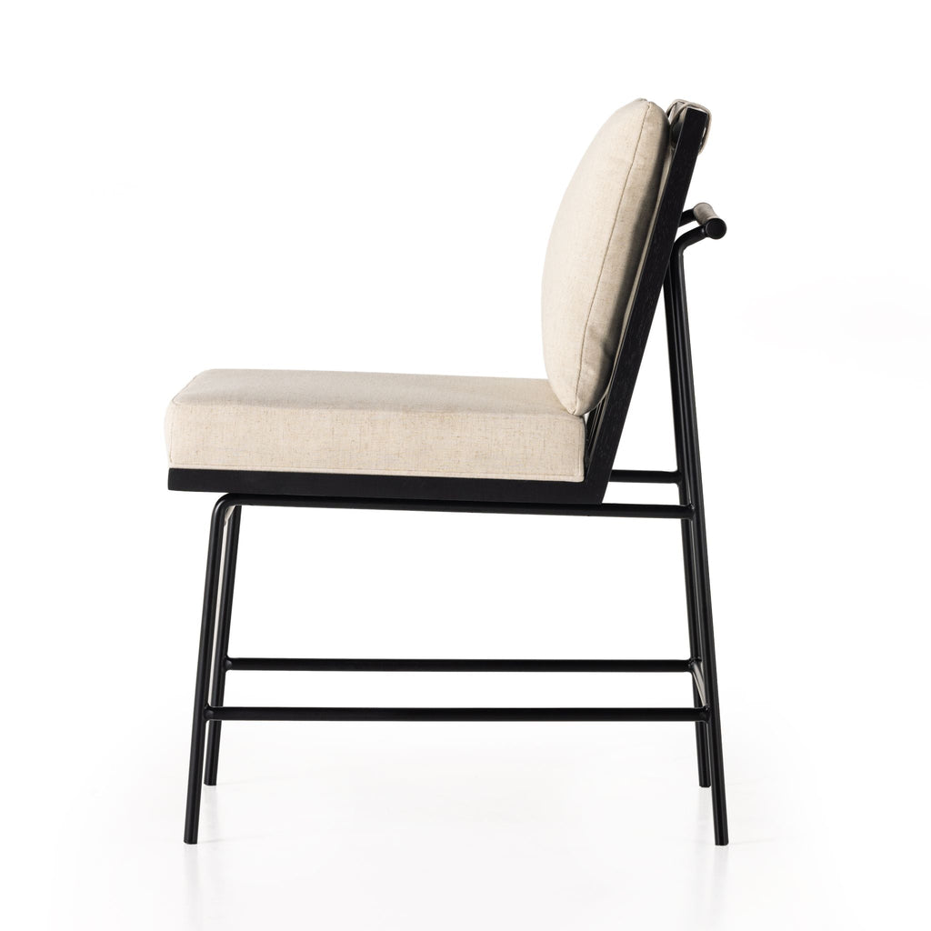 Ladderback Dining Chair, Black Frame - Sage InteriorsFHDining Chair