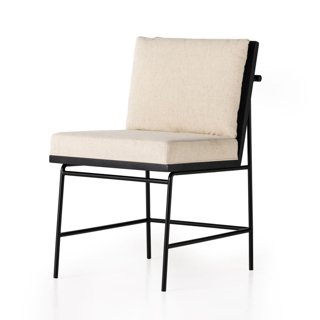 Ladderback Dining Chair, Black Frame - Sage InteriorsFHDining Chair