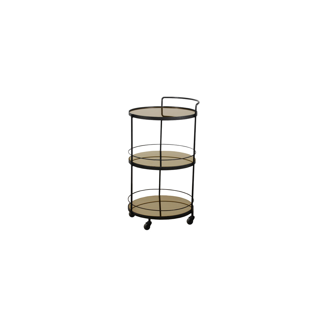 Lucy bronze bar cart - Sage InteriorsNotre Monde