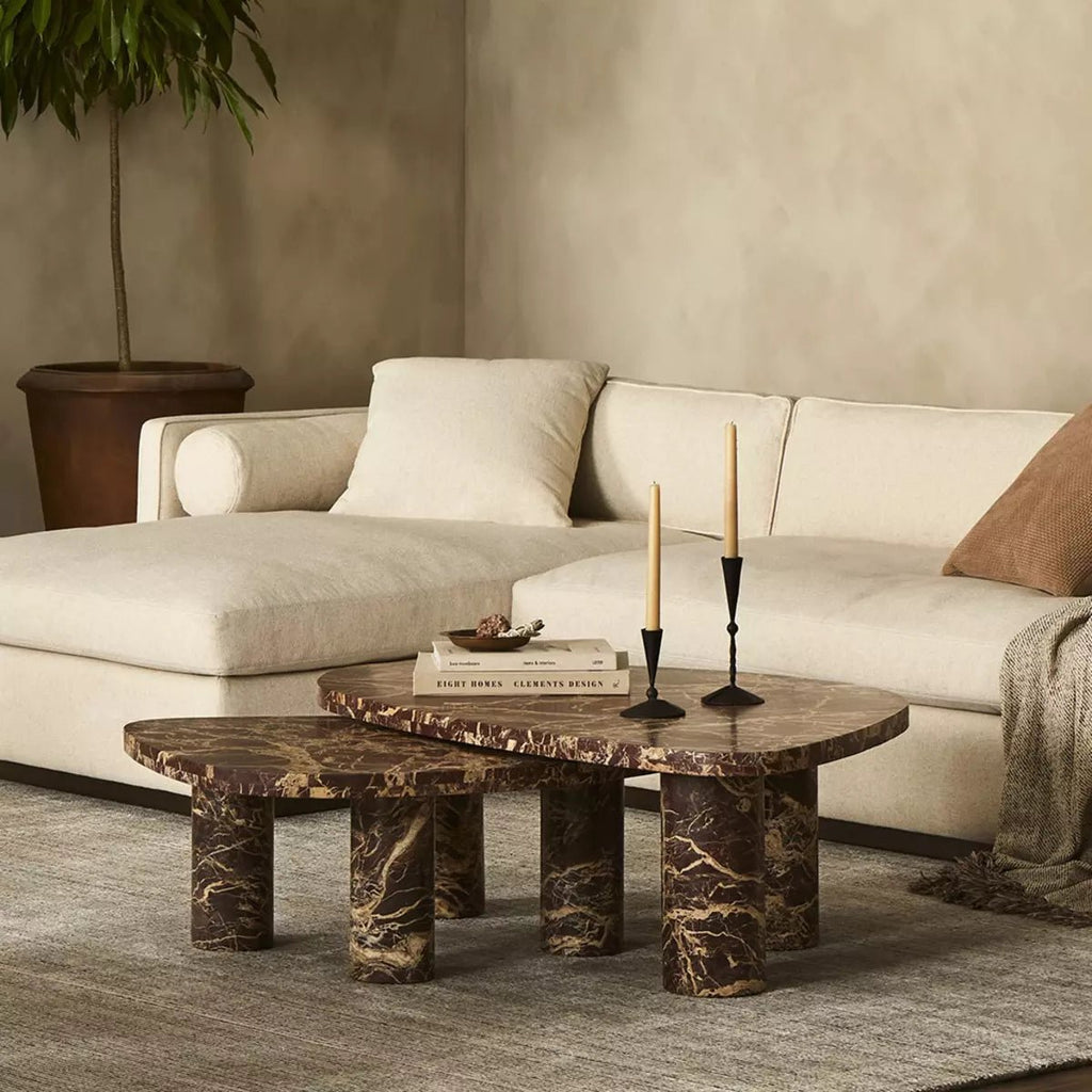 Merlot Marble Nesting Coffee Tables - Sage InteriorsFour Handscoffee table