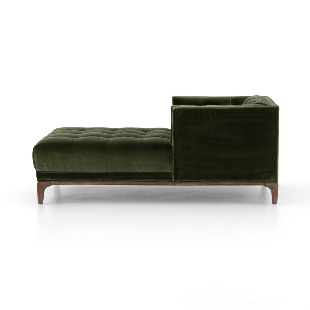 Mid Century Velvet Chaise - Sage InteriorsFH