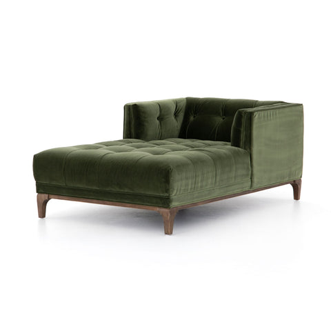 Mid Century Velvet Chaise - Sage InteriorsFH