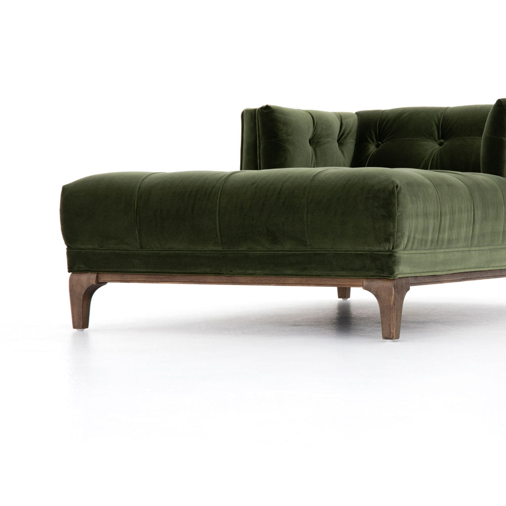 Mid Century Velvet Chaise - Sage InteriorsFH