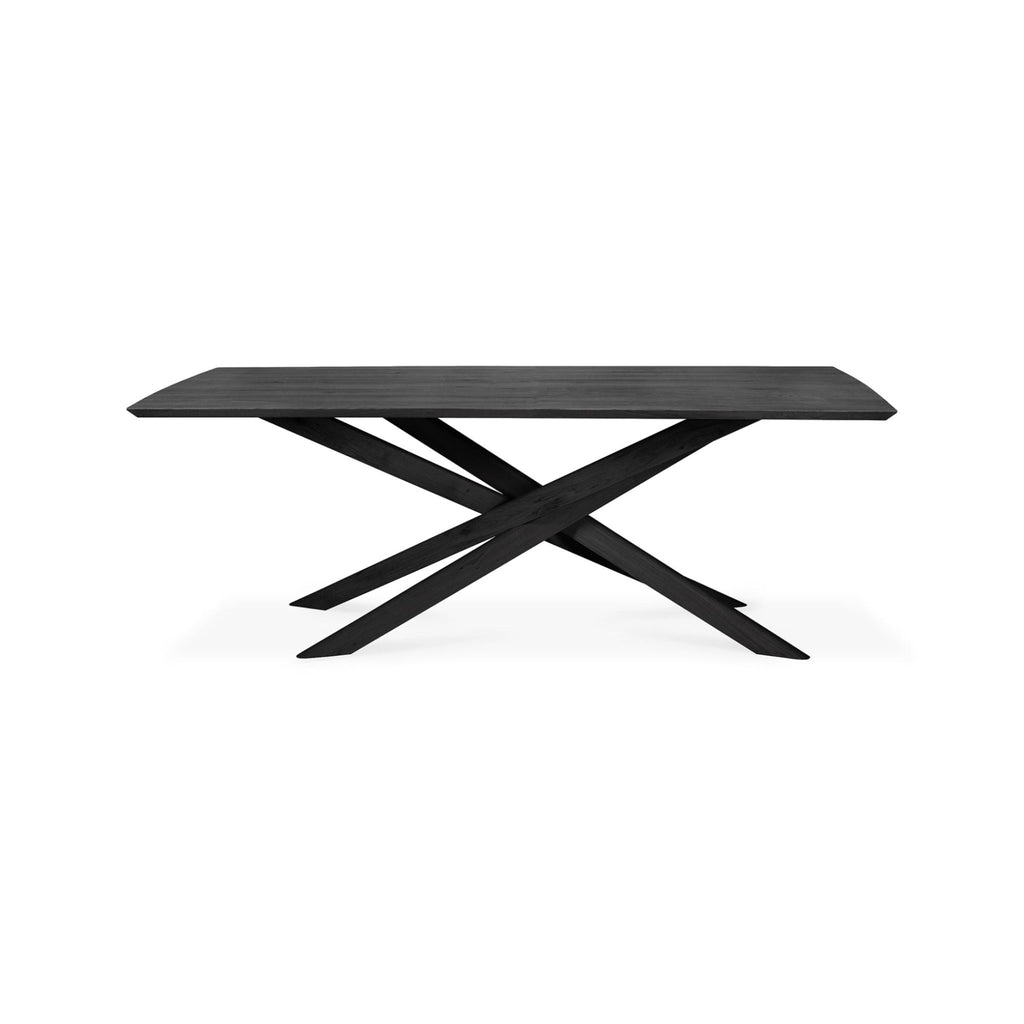 Mikado Dining Table, Oak Black - Sage InteriorsEthnicraftDining Table