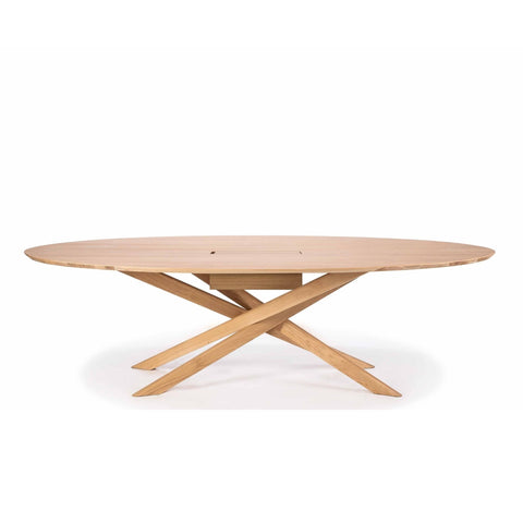 Mikado Meeting Table, Oak - Sage InteriorsEthnicraft