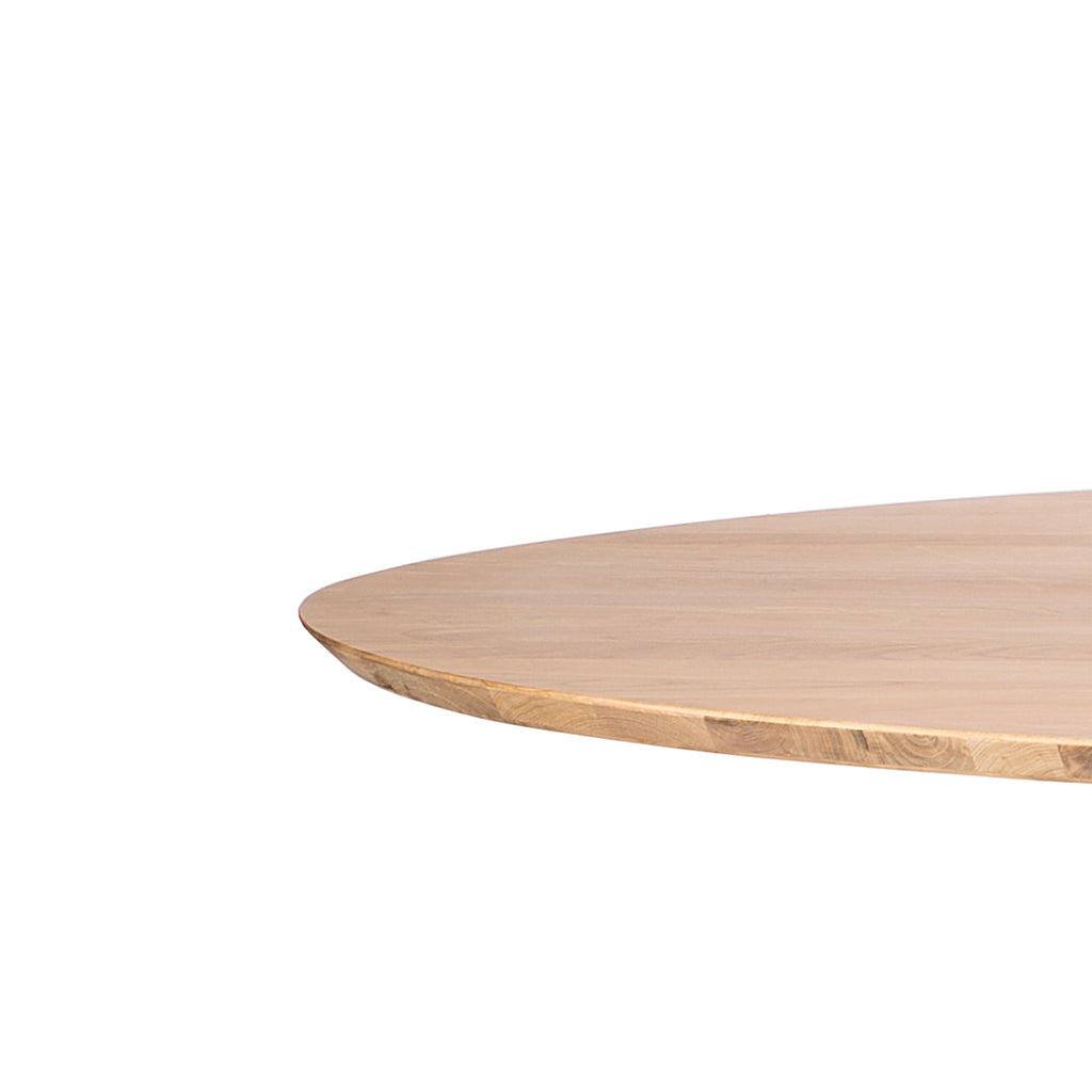 Mikado Oval Dining Table, Oak - Sage InteriorsEthnicraftDining Table