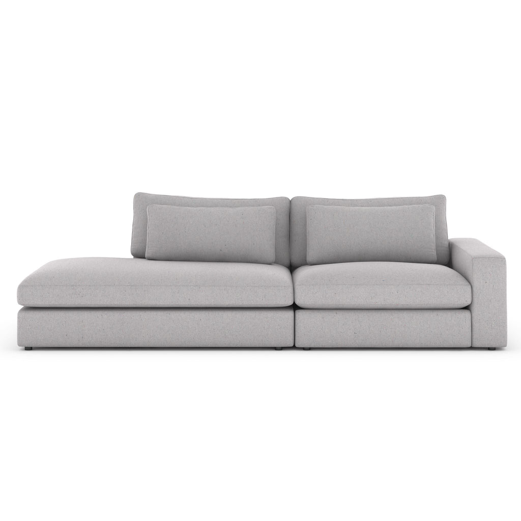 Monroe 2 PC Sectional with Bumper Chaise - Sage InteriorsFH